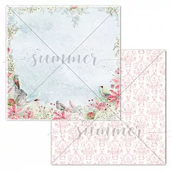 Бумага 30х30 см "Райский остров. Райское утро" (Summer studio)