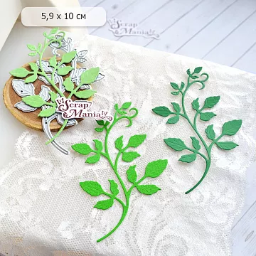 Нож "Веточка ползучая", 6,6х10,1 см (ScrapMania)