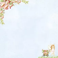 Бумага "Клубничное детство. Цветы счастья" (ScrapMania)