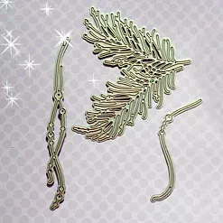 Нож "Сосна и волшебные гирлянды", 9х9,5 см (Fantasy)