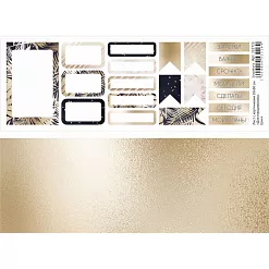 Лист с картинками 10х30 см "Для ежедневника. Шик" (ScrapMania)