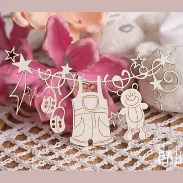 Украшение из чипборда "Любимый шалун" (Fantasy)