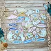Набор высечек из бумаги "Небесное приключение", 55 шт (ScrapMania)