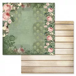 Набор бумаги 15х15 см "Сад герцогини", 12 листов (ScrapMania)