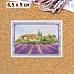 Тканевая карточка "Лавандовый вечер. Пейзаж" (ScrapMania)