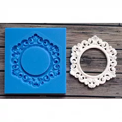 Молд "Малая круглая рамка" (Просвет)