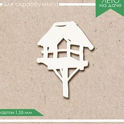 Украшение из чипборда "Кормушка" (ScrapКрым)