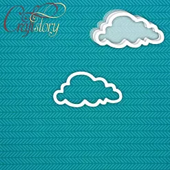 Украшение из чипборда "Шейкер. Облако 2", большое (CraftStory)