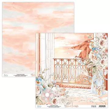 Бумага 30х30 см "Sunset Beach 02" (Mintay)