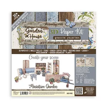 Набор для создания Pop-up конструкции "Garden House" (Stamperia)