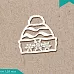 Украшение из чипборда "Шапка" (ScrapКрым)