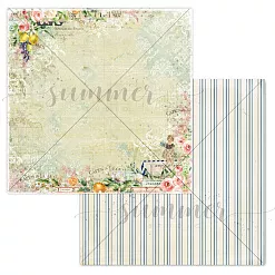 Бумага 30х30 см "Вкус лета. Летний сад" (Summer Studio)