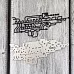 Нож "Абстракция", 4,4х10,3 см (ArtScrap)