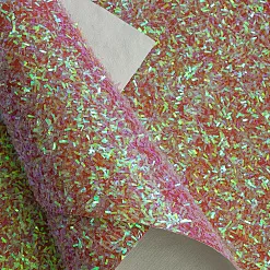 Отрез экокожи А4 "Люрекс. Фуксия" Отрез экокожи А4 "Люрекс. Фуксия"