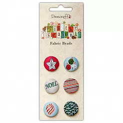 Набор тканевых брадсов "Это рождество!" (Dovecraft)