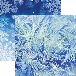 Бумага "Jack Frost. Blue frost" (Reminisce) Бумага "Jack Frost. Blue frost" (Reminisce)