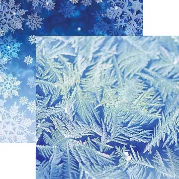 Бумага "Jack Frost. Blue frost" (Reminisce)