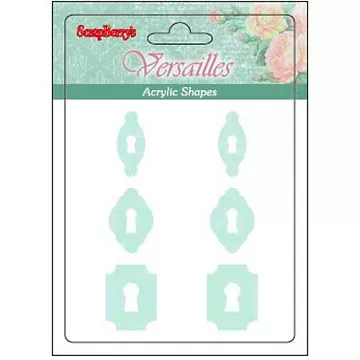 Набор акриловых украшений "Скважины", 6 шт (ScrapBerry's)