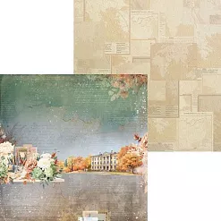 Бумага 30х30 см "Первый звонок. Лист 04" (Scrapodelie)