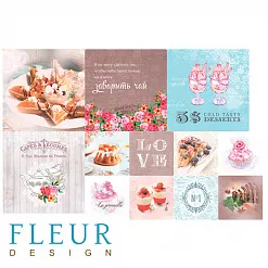 Набор карточек "Зефир 4" (Fleur-design) Набор карточек "Зефир 4" (Fleur-design)