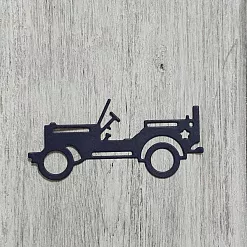 Нож "Военный джип", 6,7х3,2 см (ArtScrap) Нож "Военный джип", 6,7х3,2 см (ArtScrap)