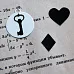 Нож "Алиса в Стране чудес", 6х4 см (Scrapfriend)