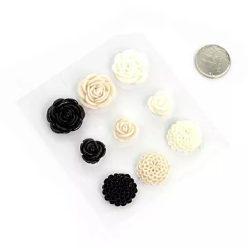 Набор акриловых украшений "Цветы. Свадебные" (Magic Hobby)