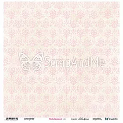 Бумага 30х30 см "Pink Blossom 2 05/06" (ScrapAndMe)
