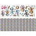 Лист с картинками 10х30 см "Роботы" (ScrapMania)