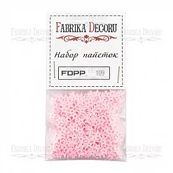 Набор пайеток "Звезды. Розовые" (Фабрика Декору)