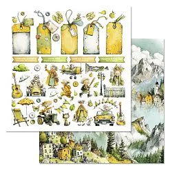 Бумага "СуперБабушка. Картинки" (ScrapMania) Бумага "СуперБабушка. Картинки" (ScrapMania)