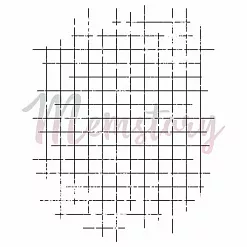 Штамп "Тетрадная клетка", 9,2х7 см (Memstory)