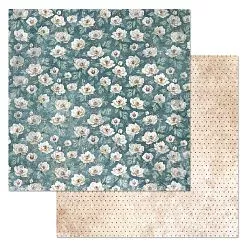 Набор бумаги 30,5х30,5 см "Багряный винтаж", 12 листов (ScrapMania)