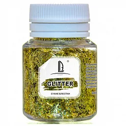 Глиттер "Палочки. Золото", 20 мл (Luxart) Глиттер "Палочки. Золото", 20 мл (Luxart)