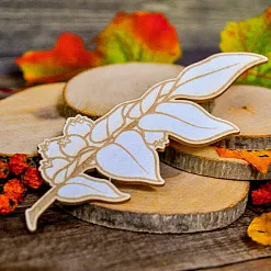 Чипборд "Ветка барбариса", 8х3 см (WoodHome)