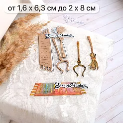 Нож "Русские сказки. Ковер", 2х8 см (ScrapMania) Нож "Русские сказки. Ковер", 2х8 см (ScrapMania)