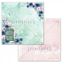 Бумага "Blue outside. Behind the door" (Summer Studio) Бумага "Blue outside. Behind the door" (Summer Studio)