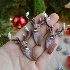 Миниатюра "Олень средний", 5,5х3,3 см, 1 шт (Югарт) Миниатюра "Олень средний", 5,5х3,3 см, 1 шт (Югарт)