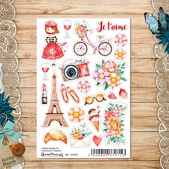 Набор наклеек А6 "Каникулы в Париже" (ScrapMania)