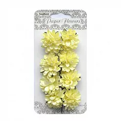 Набор цветочков "Кремовые астры" (ScrapBerry's)