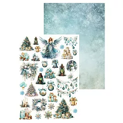 Набор бумаги А4 "Магия зимы", 7 листов (CraftStory) Набор бумаги А4 "Магия зимы", 7 листов (CraftStory)
