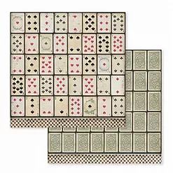 Набор бумаги 20х20 см "Alice", 10 листов (Stamperia)