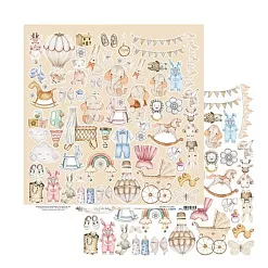 Бумага 30х30 см "Cute baby. Для вырезания" (Alchemy of Art) Бумага 30х30 см "Cute baby. Для вырезания" (Alchemy of Art)