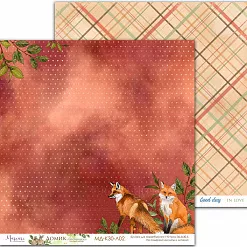 Набор бумаги 30х30 см "Домик лесника. Базовый", 6 листов (Muscari)