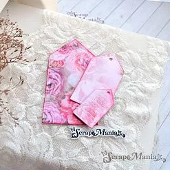 Нож "Теги с сеточкой", 5,2х9,2 см (ScrapMania)