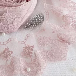 Кружево "Пыльная роза", ширина 11 см, длина 1 м (Pty Турция) Кружево "Пыльная роза", ширина 11 см, длина 1 м (Pty Турция)