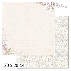 20х20 Бумага "Цветочная вуаль. Дизайн 2" (ScrapMania)