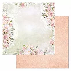 Набор бумаги 30,5х30,5 см "Свадебный букет", 12 листов (ScrapMania)