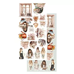 Набор бумаги 15х30 см "Natural Beauty. Для вырезания", 6 листов (Alchemy of Art)