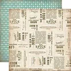 Набор бумаги 30х30 см "Homemade with Love", 12 листов (Carta Bella) Набор бумаги 30х30 см "Homemade with Love", 12 листов (Carta Bella)